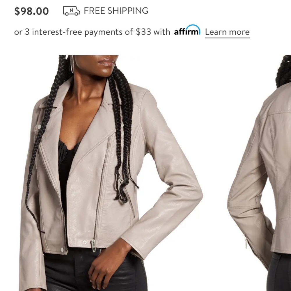 Blank NYC moto jacket